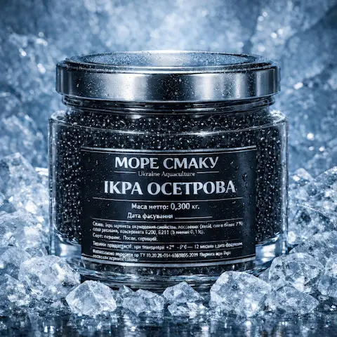 Чорна ікра Осетра — елітна продукція